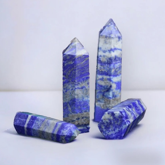Hand Crafted Other - 🆕New Natural Healing Lapis Lazuli Crystal Gemstone Tower/Wand